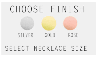 Keepsakes 6 Miracle Ultrasound & Spa necklace color choices